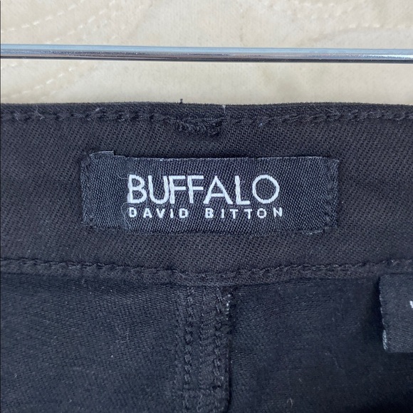 Buffalo David Bitton Hanna Jeans Black High Rise Stretch Skinny Size 14 - Picture 9 of 11